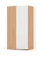 Kampinė spinta – drabužinė K White Oak