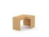 Kampinis rašomasis stalas B58 125x95 R dešininis | Oak
