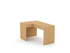 Kampinis rašomasis stalas B58 145x95 L kairinis | Oak