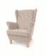 Fotelis su ausimis Beige Cloud 03