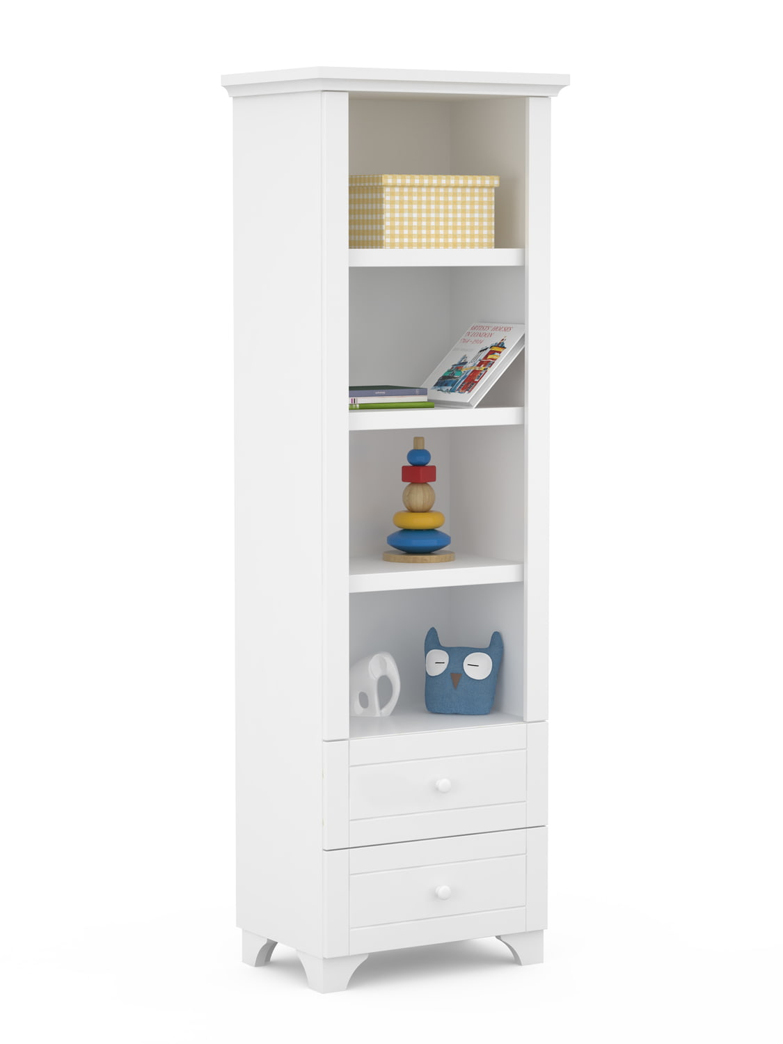 Knygų lentyna 60 Simple White