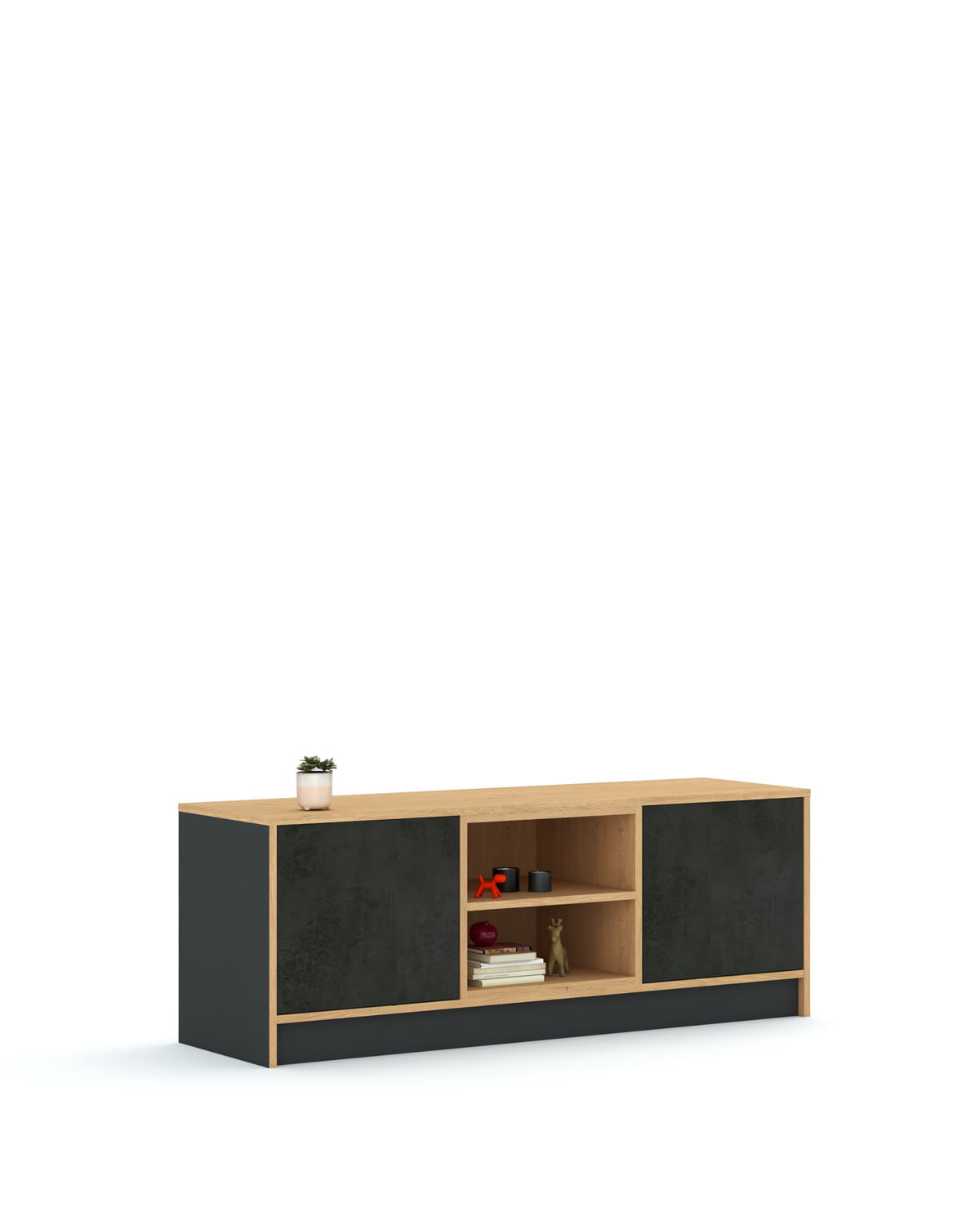 Tv spintelė 145 Mode Concrete Oak