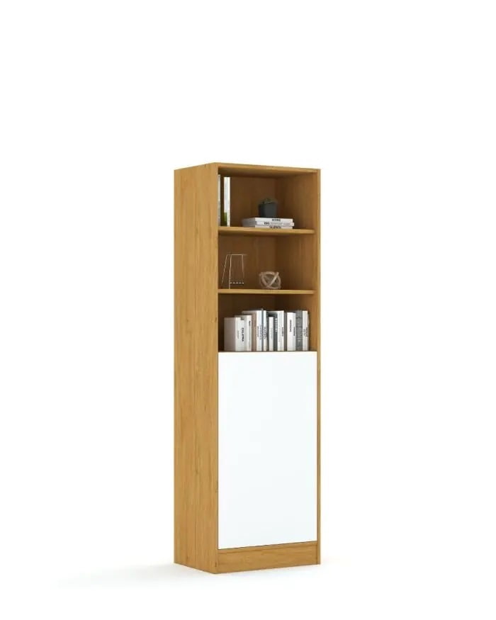 Knygų lentyna 60-45/200 Mode White Oak