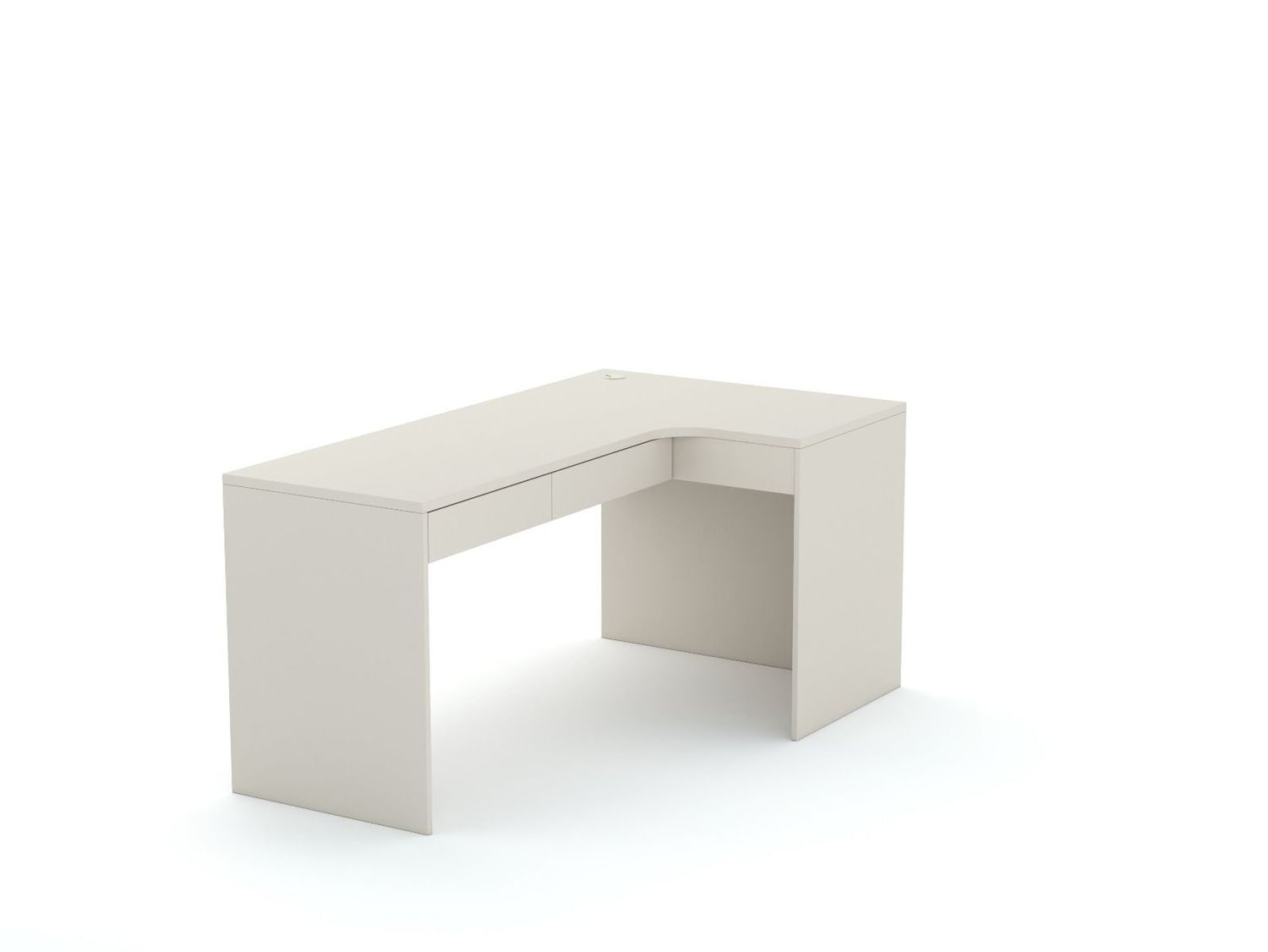 Kampinis rašomasis stalas B58 165x95 R dešininis | Sandline