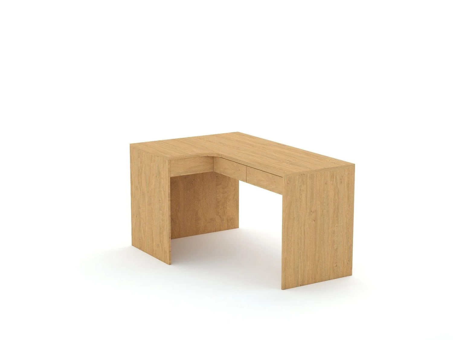 Kampinis rašomasis stalas B58 145x95 L kairinis | Oak