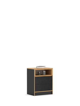 Komoda 60-2-45 Concrete Oak