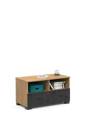 TV spintelė 100 Go! Concrete Oak