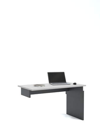 Rašomasis stalas Flex Plus 125 Grey Dark