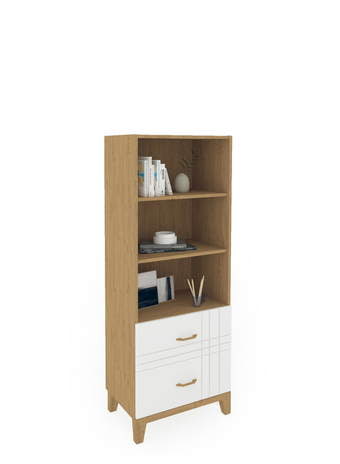Žema knygų lentyna 60 Hygge Oak
