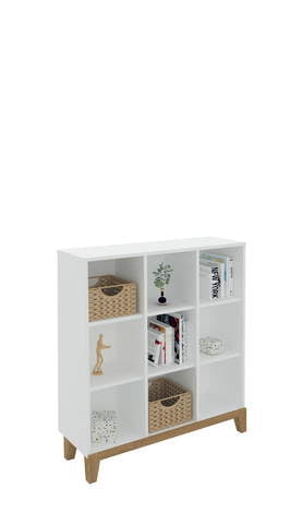 Knygų lentyna Scandi White