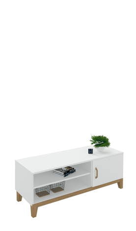 TV spintelė 130 Hygge White