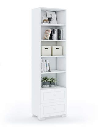 Knygų lentyna 55 aukšta Frame White