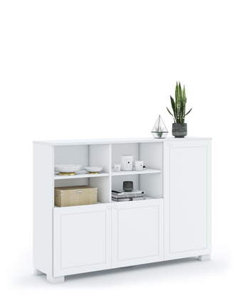 Knygų lentyna 150 žema Frame White