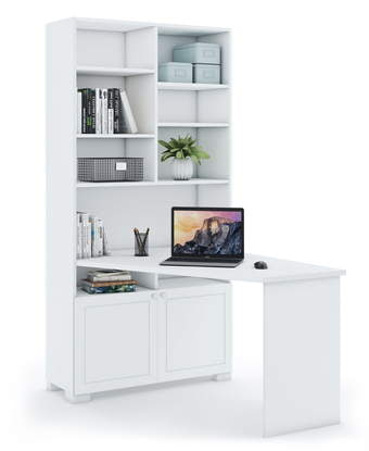 Rašomasis stalas - lentyna kairinis Frame White