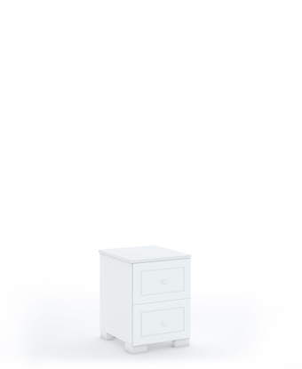 Spintelė su stalčiais Box Frame White