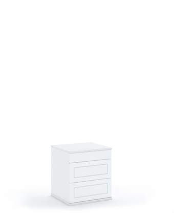 Spintelė su stalčiais Flex Frame White