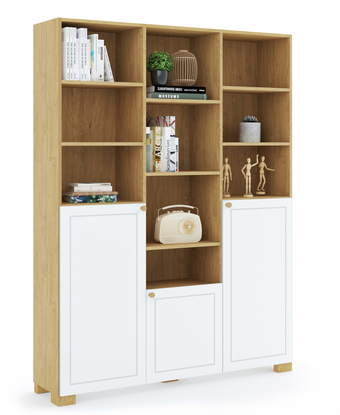 Knygų lentyna 150 aukšta Frame Oak White