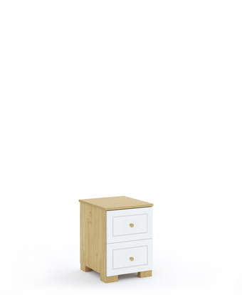 Spintelė su stalčiais Frame Oak White