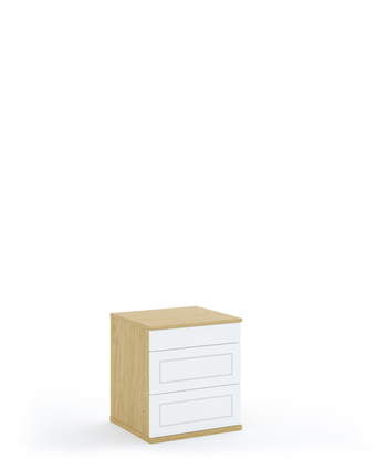 Spintelė su stalčiais Flex Frame Oak White