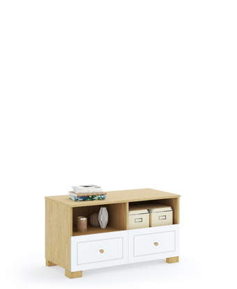 TV spintelė 100 Frame Oak White