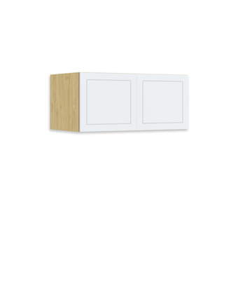 Virš spintos tvirtinama lentyna 100 Frame Oak White
