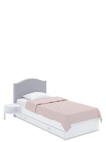 Lova minkštu galvūgaliu Bella 90x200 Stone