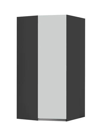 Kampinė spinta – drabužinė K Dark Grey
