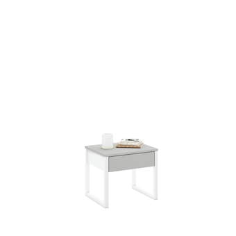 Naktinis staliukas MODE White Grey