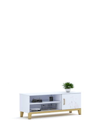 TV spintelė 130 Garden White