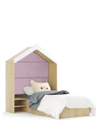 Lova - namelis Oak Lindberg&Pink