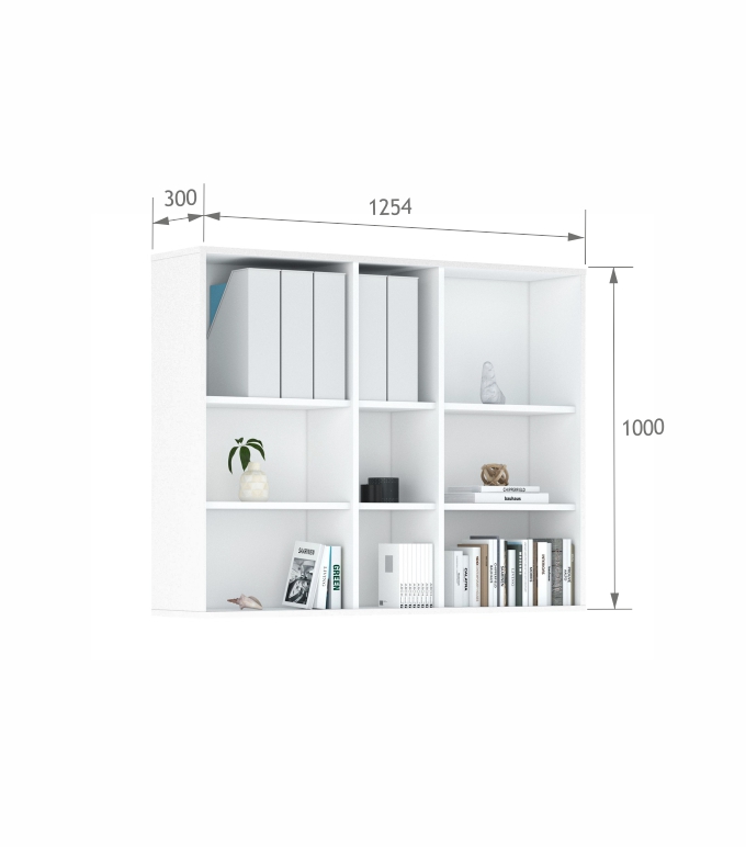 baltos spalvos pakabinama lentyna 125