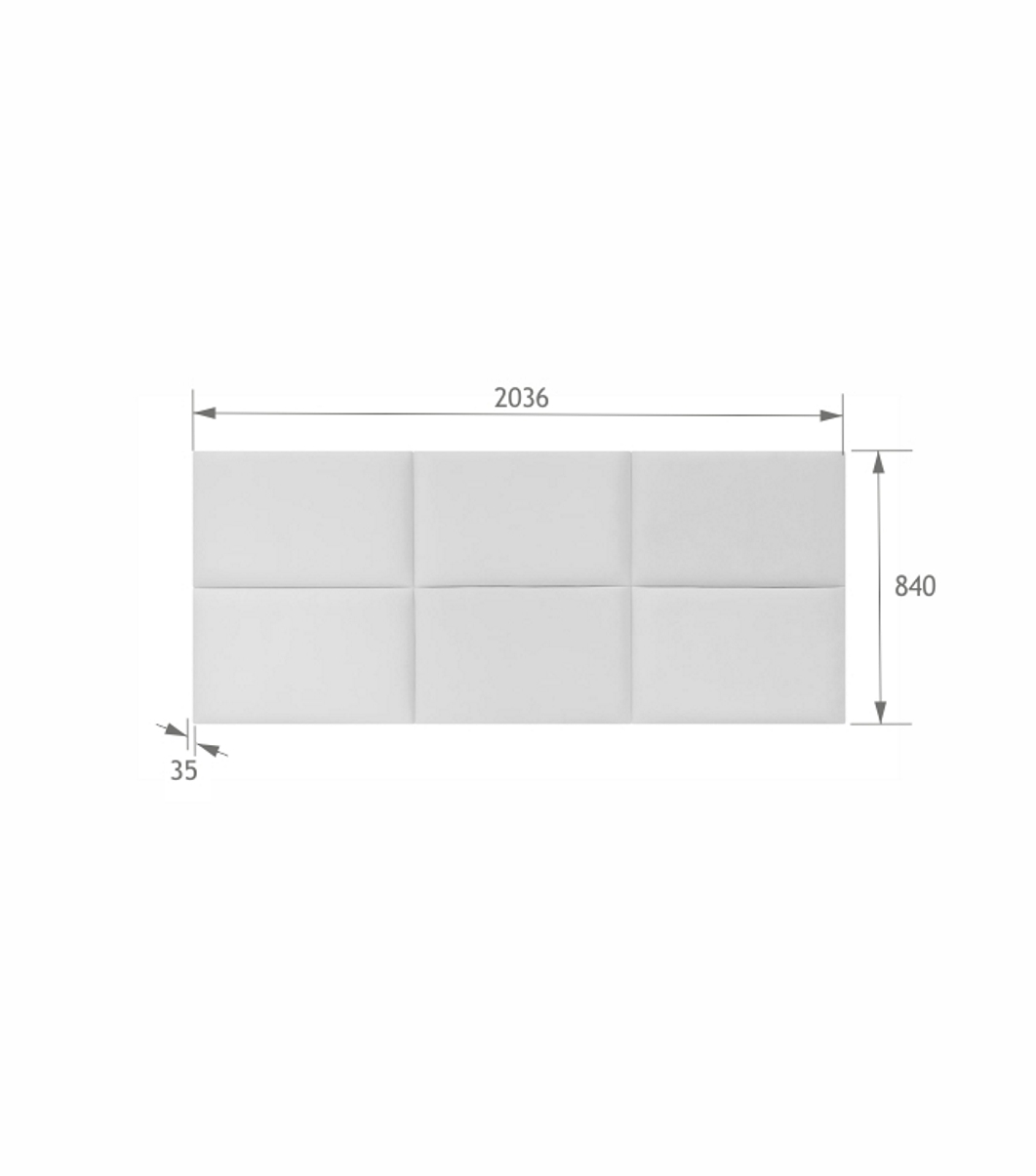 2-Panel 200 White