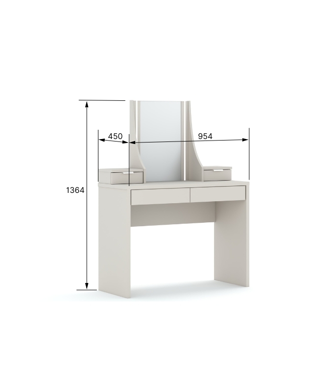 Tualetinis staliukas 95 Cashmere