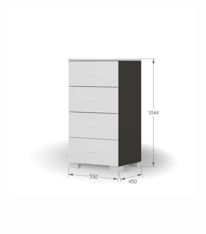 Komoda 55 UNI Dark