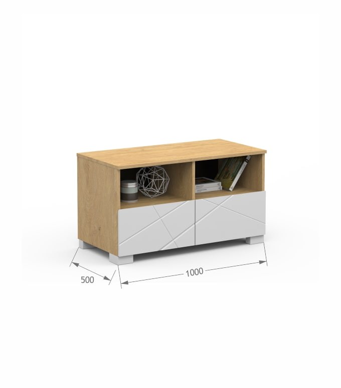 Szafka RTV 100 X White