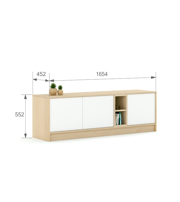 TV spintelė 165 Mode Base Ąžuolo spalvos tv spintelė 165