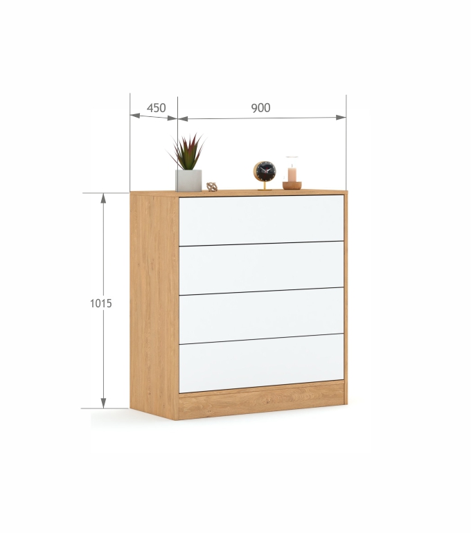 Komoda 90 Mode White Oak Komoda 90 Mode White Oak